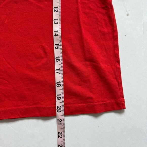 Monrow Red Box Cut T-Shirt Size Large NWT - Picture 5 of 7